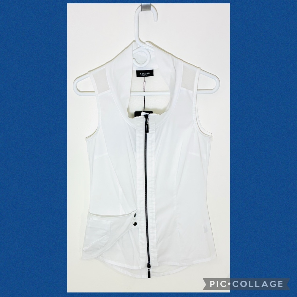 NWT NÖR Denmark Zip Front Shirt / Vest / Jacket